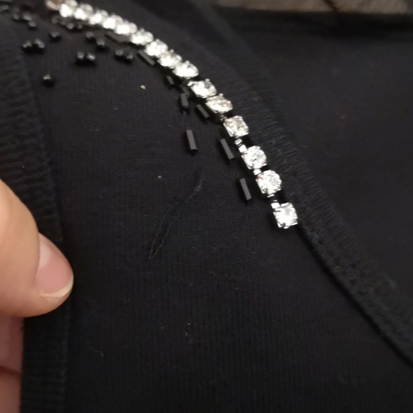 Cotton tank top with studs and beads - Picture 9 of 9